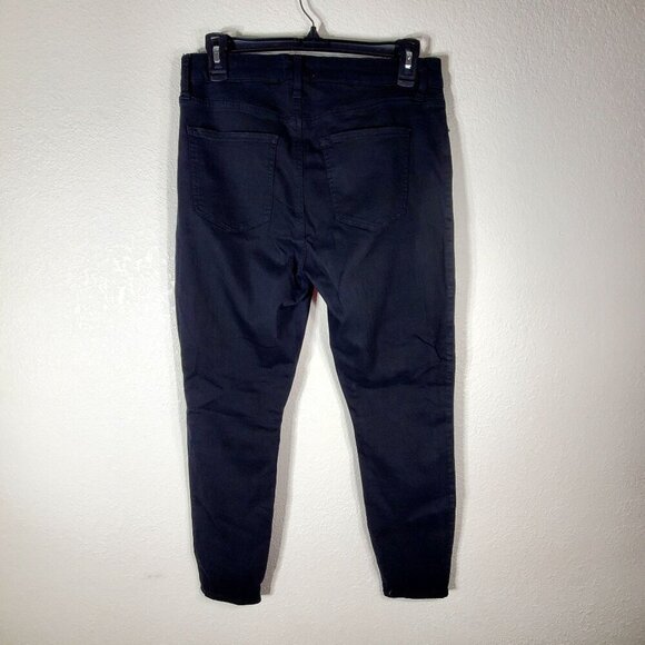 PISTOLA Womens Black Moto Skinny Pants Size 30 Cotton Blend Stretch - Picture 8 of 12